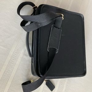 Coach “vintage” laptop case, black